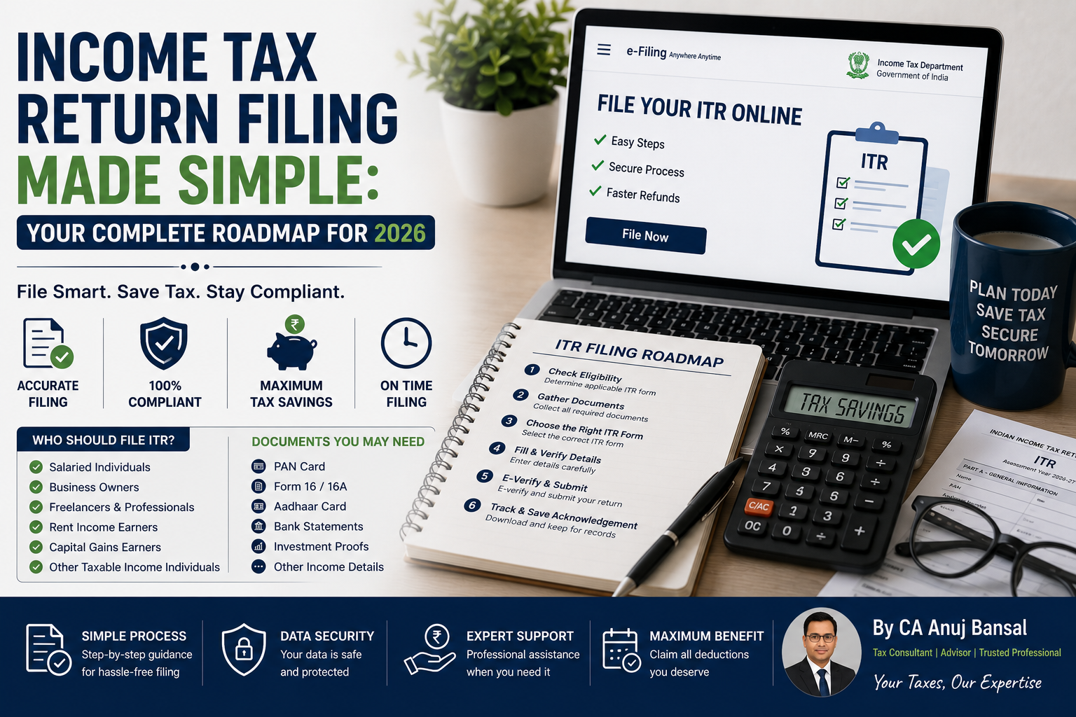 Income Tax Return (ITR) Filing: A Complete Guide for Individuals & Businesses